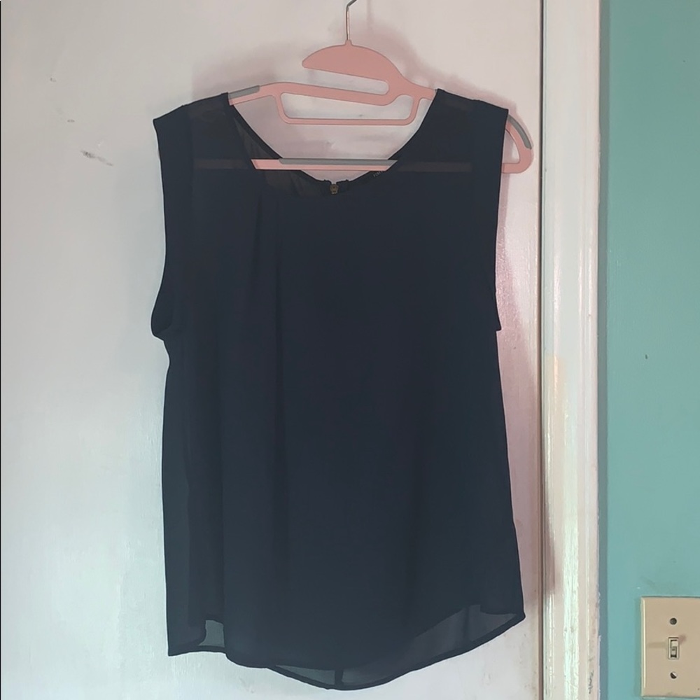 Dark blue blouse